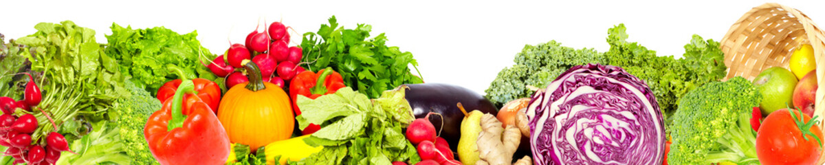 Vegetables and fruits.