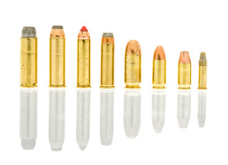 Different hand gun calibers
