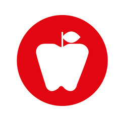 apple fresh fruit isolated icon vector illustration design