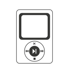 music player mp3 icon vector illustration design