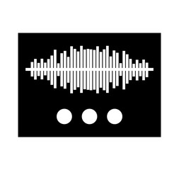 audio console professional icon vector illustration design