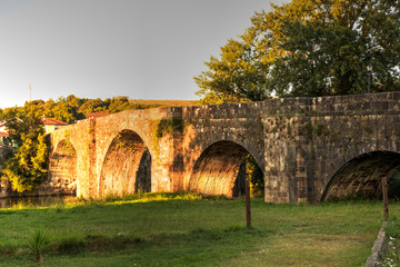 Fototapeta na wymiar View of the Arce bridge