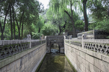Fototapeta na wymiar Jinci Memorial Temple(museum), near Taiyuan, Shanxi, China