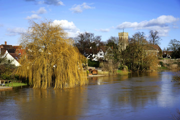 river avon bidford warwickshire uk