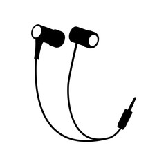 earphones audio device icon vector illustration design