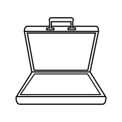 suitcase travel isolated icon vector illustration design