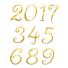 2017 numbers design