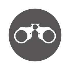 binoculars device isolated icon vector illustration design
