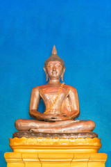 The Golden Buddha attitude of meditation.