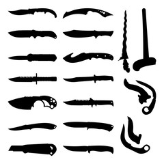 Traditional and Modern Stiletto Short Sword Cutter Creese Collection