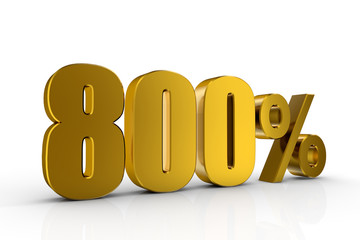 3d illustration 800%