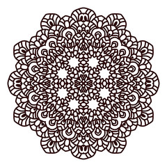 Bohemian Indian Mandala print.