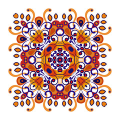 Openwork vector mandala