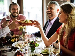 Fotobehang Restaurant Chilling Out Classy Lifestyle Reserved Concept © Rawpixel.com