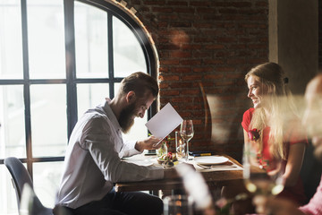 Restaurant Chilling Out Classy Lifestyle Reserved Concept