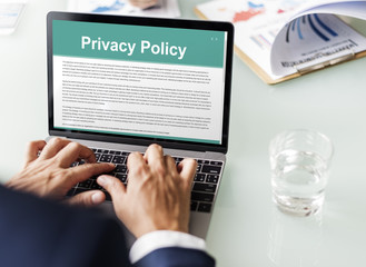 Privacy Policy Service Documents Terms of Use Concept