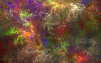 Obraz na płótnie Canvas multicolored abstract fractal