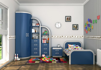 Modern children's room