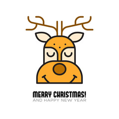 Xhristmas illustration. vector background