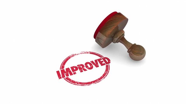 Improved Stamp Word New Update Better Product 3d Animation