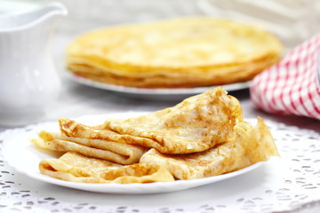 Pancakes with butter