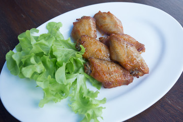 hot and spicy chicken wing