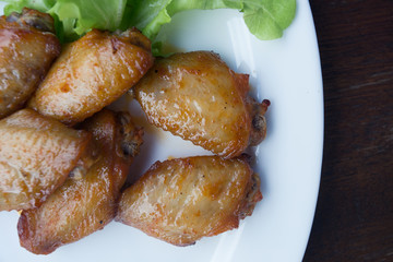 hot and spicy chicken wing