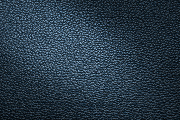 Deep blue leather texture or leather background. Leather sheet for making leather bag, leather jacket, furniture and other. Abstract leather pattern for design with copy space for text or image.