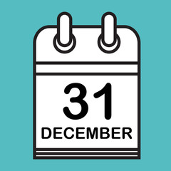 Calendar icon - Dec 31