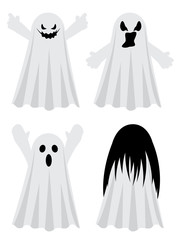 Simple Spooky Ghosts