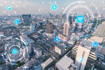 smart city and wireless communication network, IoT(Internet of T
