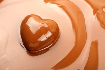 chocolate heart