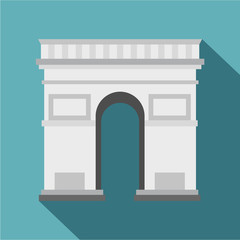 Fototapeta premium Triumphal Arch icon. Flat illustration of Triumphal Arch vector icon for web