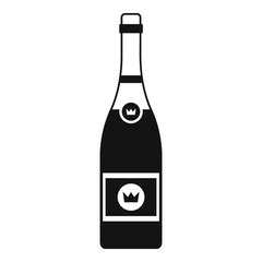 Champagne icon. Simple illustration of champagne vector icon for web