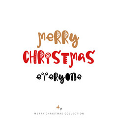 Christmas and winter theme poster