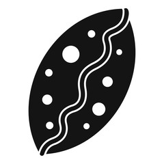 Baked pastry icon. Simple illustration of baked pastry vector icon for web