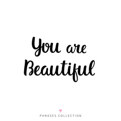 Vector hand drawn lettering poster