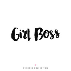 Vector hand drawn lettering poster