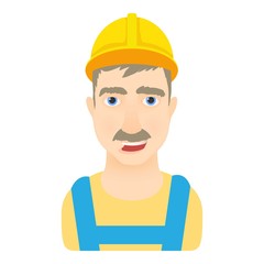 Worker icon. Cartoon illustration of worker vector icon for web