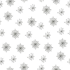 Hand drawn seamless pattern.