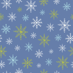 Hand drawn seamless pattern.