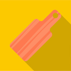 Cutting board icon. Flat illustration of cutting board vector icon for web