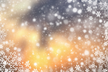 
    Christmas background with snowflakes