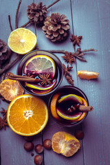 glass of mulled wine