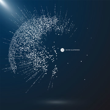World map point, line, composition, representing the global, Global network connection,international meaning.