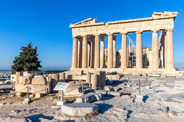 Obraz premium Parthenon in Acropolis, Athens, Greece