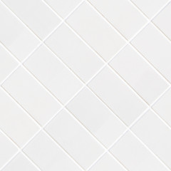 Fototapeta na wymiar white rhomboid tile mosaic