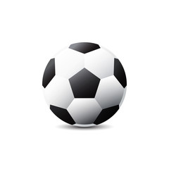 Soccer ball or football Vector isolated on white background, vec