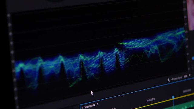 Video Editing Software oscilloscope