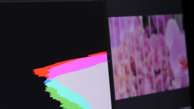 Video Editing Software oscilloscope